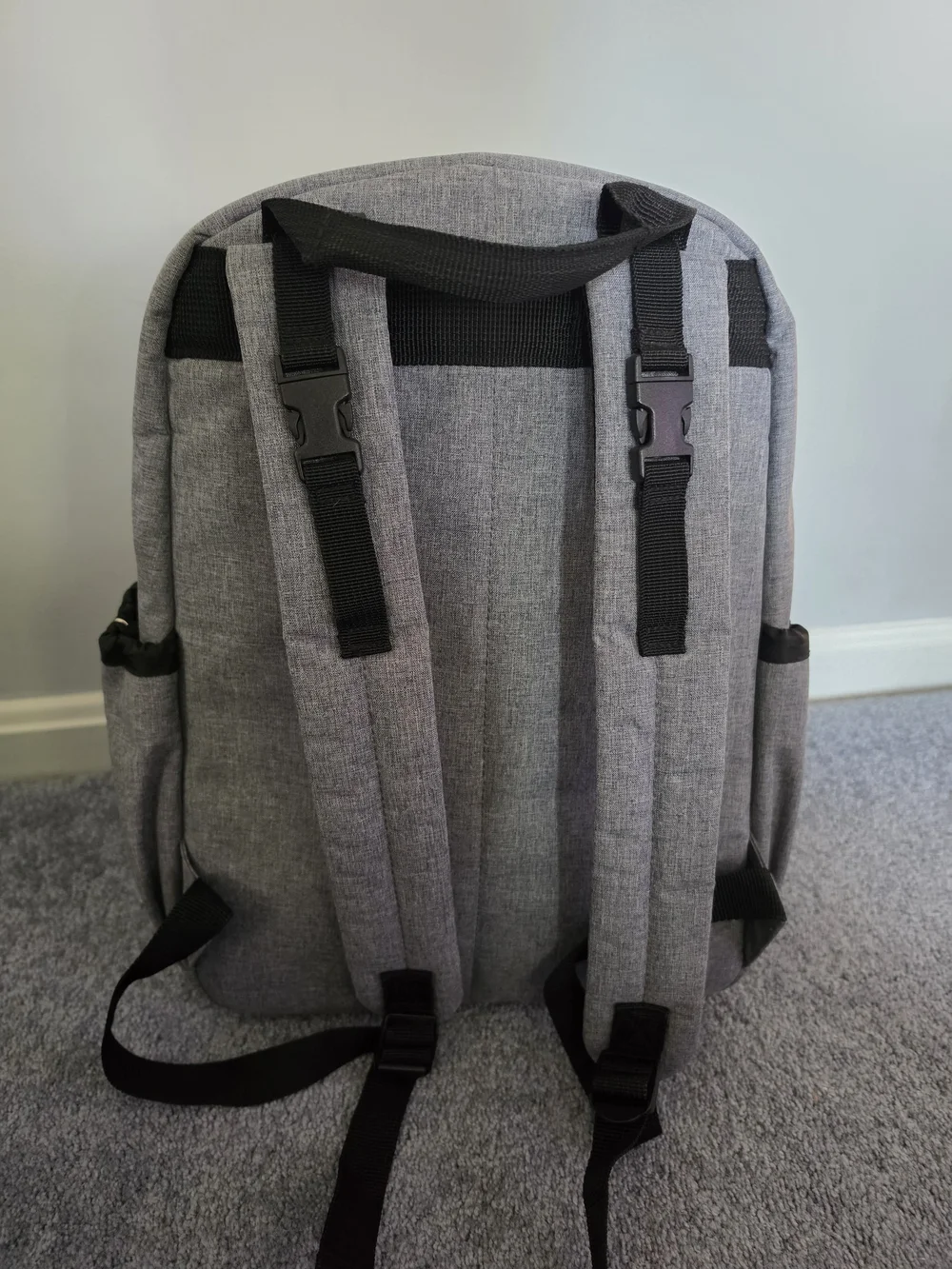 Skip Hop Gray Diaper Backpack with Changing Station
